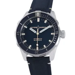 ユリスナルダン ダイバー 8163-175/93 ULYSSE NARDIN 腕時計 ブルー文字盤のサムネイル