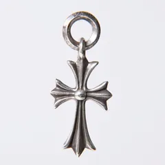 極美品 CHROME HEARTS クロムハーツ CH TINY CROSS タイニークロス チャーム ネックレス シルバー925 3.4g 中古 4a001401のサムネイル
