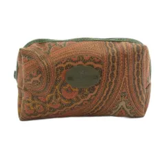 エトロ ETRO 美品 ポーチ ブラウン系 ペイズリー柄 /TQ ■GY99のサムネイル