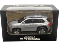 【中古】ミニカー トヨタ カローラ クロス(セメントグレーメタリック) プルバックカーのサムネイル