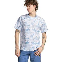 [Brand New] [Tesla] Men's Short-Sleeve Rash Guard Swimsuit Summer [UV Protection, Quick-Drying, Breathable] Regular Fit Swimwear Sports Swim T-Shirt Hoodie Plus Size (1 Size Down) TM JPB MSS42-JPRMS_L 1