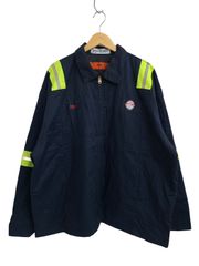 断*置様 古着 90-00年代 CINTASシンタス リフレクター ワークベスト CINTAS (シンタス) 企業系 中綿ワークジャケット 裏地キルティング