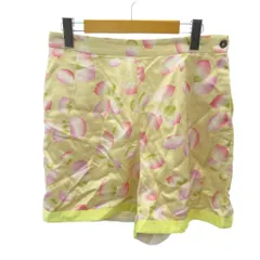 ジルサンダー JIL SANDER 美品 ショートパンツ 花柄 ワイド 36 黄 イエロー ピンク 0118 IBO87のサムネイル