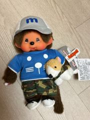 no.72モンチッチSサイズ用 定番！前一面オーバーオール お問い合わせ