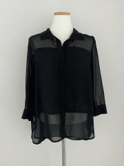 UNITED ARROWS CギャザーヘムラインノースリーブブラウスW アローズ 