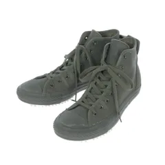 コンバース CONVERSE Chuck Taylor All Star Hollis レザー ハイカットスニーカー 靴 27.5cm チャコール 132389C