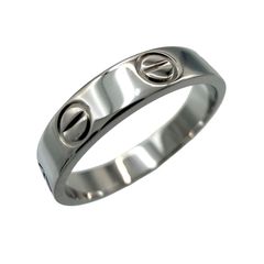 カルティエPt950 プラチナリング#50 Cartier カルティエ ミニラブ リング 50 Pt950 プラチナ - メルカリ