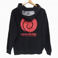 ◇BORUTO/NARUTO 키노바 숨어 지퍼 파커 재킷 우즈마키 볼트 블랙 애니메이션 볼트/나루토 맨즈 L상당