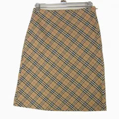 ◇BURBERRY LONDON BLUE LABEL Aライン スカート ノバチェック  バーバリーロンドン ブルーレーベル レディース 三陽商会