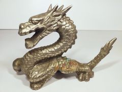 風水・開運の龍の置物（真鍮製） - メルカリ