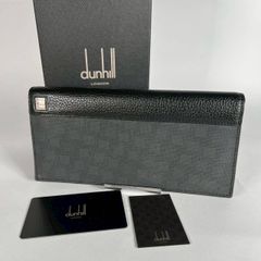 美品✨ ダンヒル 長財布 ティーエイト ロゴ金具 総柄 ブラウン レザー