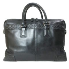 COACH コーチ ビジネスバッグ 2way レザー ミニシグネチャー ブラック