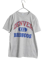 【お得なクーポン配布中!】 80s USA製 チャンピオン ブロンコス 3段 プリント 半袖 Tシャツ メンズ XL ヴィンテージ 8812 シングルステッチ NFL アメフト 大きいサイズ