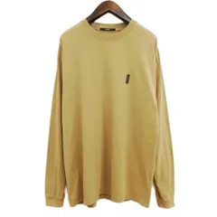 スタンプド STAMPD ワンポイント ロゴ ロングスリーブ Tシャツ ロンT XL ベージュのサムネイル