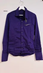 WOOYOUNGMI ウーヨンミ 1世代 PURPLE パープル シャツ EU46 (90-95 サイズ)のサムネイル