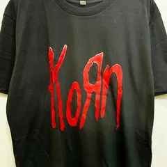 新品 コーン KORN バンドTシャツ 両面プリント ミュージックTシャツ アーティストTシャツ XLサイズ バンティー バンT バンド ロック メタル グランジ ゴシック アルバム メンズ ユニセックス 半袖 夏物 夏服 グラフィック アメカジ アメリカンのサムネイル