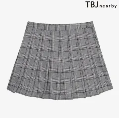 (新品)TBJ ピンクチェック テニスコート プリーツスカートのサムネイル