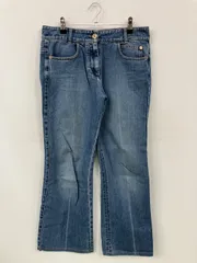 SONIA RYKIEL ソニアリキエル デニムパンツ 38 ブルー フルレングス 無地 フレア・ブーツカット レギュラー レディースのサムネイル
