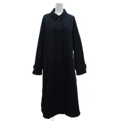 アーバンリサーチ サニーレーベル URBAN RESEARCH Sonny Label ステンカラーコート ロング丈 Free 紺 ネイビー バックスリット フロントフライ 無地 /SD ■GY74のサムネイル