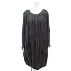 ナラカミーチェ NARA CAMICIE ジャケット 薄手 七分袖 ハーフ丈 2 灰色 グレー ダブルジップ 袖2WAY ドローストリング /SD ■GY74のサムネイル