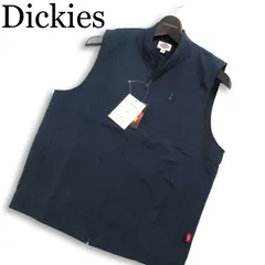 【新品 未使用】 Dickies ディッキーズ 春夏★ CUBEX 立体裁断 ジップ ベスト Sz.M メンズのサムネイル