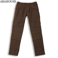 ABAHOUSE アバハウス 通年★ イージー ストレッチ スリム スラックス パンツ Sz.46 メンズのサムネイル