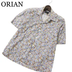 ORIAN Vintage オリアン 春夏 花柄★ 総柄 半袖 シャツ Sz.S　メンズのサムネイル