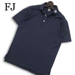 美品】FootJoy FJ ゴルフシャツ ネイビー ドット柄 XL R1241 - メルカリ