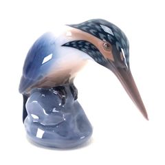 ダール・イエンセン「アカゲラの陶器製フィギュリン」（デンマーク製