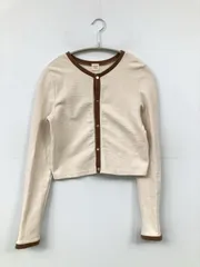 apresjour clair カーディガン/ボレロ F ベージュ コットン 無地 ショート丈 長袖 レディースのサムネイル