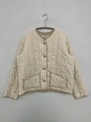 TODAYFUL トゥデイフル ノーカラージャケット F アイボリー コットン 無地 キルティング ショート丈 レディースのサムネイル