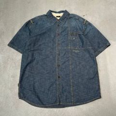 超美品SAMURAI OVERALLS デニムシャツ 半袖 - メルカリ