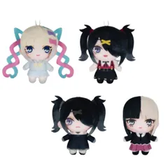 アニメ NEEDY GIRL OVERDOSE ぷれちゃすぬいぐるみ 全4種セット 超てんちゃん あめちゃん あめちゃん（黒ドレス） かちぇ