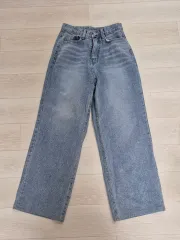 ワイド デニム パンツ ライトブルーのサムネイル