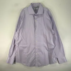 古着 ブルックスブラザーズ Brooks Brothers 長袖シャツ REGENT カラーステイ M  パープル系 無地 メンズのサムネイル