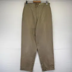 古着 エディー・バウアー Eddie Bauer パンツ センタープレス チノパン ワンポイントロゴ w33  ベージュ系 メンズのサムネイル
