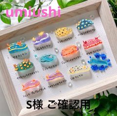 あき様専用 ウミウシ図鑑9種❣️シーグラスアート お魚立体図鑑