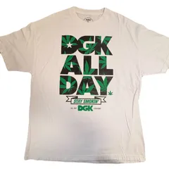 KAYO DGK 半袖 Tシャツ　XLサイズ　メキシコ製　ホワイト　古着　両面プリント　バックプリントのサムネイル