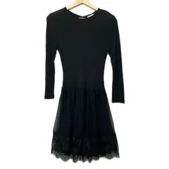 RED VALENTINO(レッドバレンチノ) チュニック サイズS レディース 黒 フラワーレースのサムネイル
