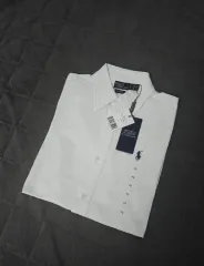 ポロラルフローレン レディース リネンシャツ リラックスフィット XS 新品