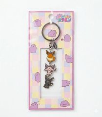 ポケモン へんしん！メタモン 3連キーホルダー イーブイ エーフィ