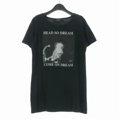 マージン Magine プリントTシャツ カットソー コットン 半袖 48 ブラック 黒 912-75のサムネイル