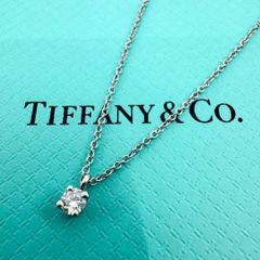 Tiffany ティファニー プラチナpt950 ネックレス ダイヤ 2.42g - メルカリ