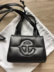 テルファー スモール パフ ショッパーバッグ ブラックのサムネイル