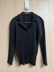 pleats please basics シャツ ブラック サイズ3 - メルカリ