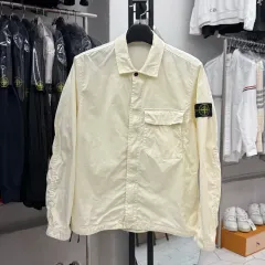 26ss/L ストーンアイランド オーガニックコットン オーバーサイズシャツ ジャケットのサムネイル