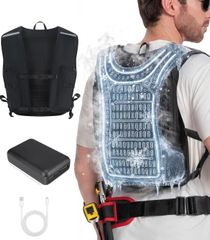 冷水服 1438cm²広範囲冷却 10000mAhバッテリー付き 冷却ベスト - メルカリ