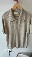 COOR ニット KARA（カラ）半袖 Tシャツ ベージュのサムネイル
