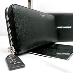 ◇極美品◇サンローラン 長財布 グレインレザー ブラック カサンドラ