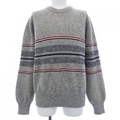 THOM BROWNE トムブラウン 半袖ニット グレー - メルカリ